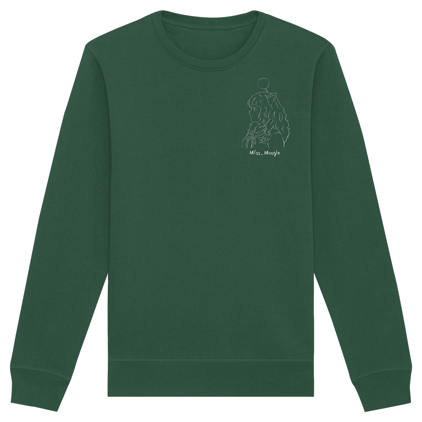 Miss_Moogle Logo Sign - Organic Basic Unisex Sweatshirt