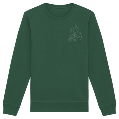 Miss_Moogle Logo Outline - Organic Basic Unisex Sweatshirt