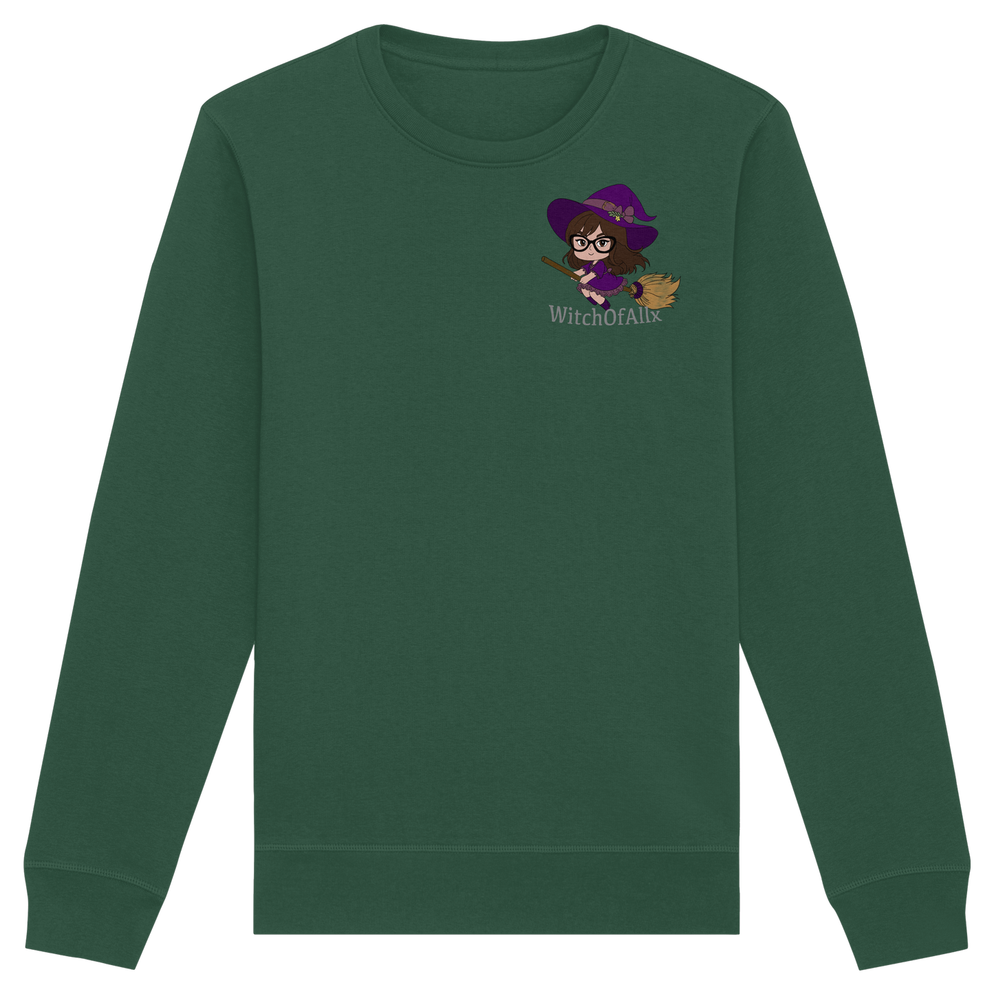 WitchOfAllx Besen - Organic Basic Unisex Sweatshirt