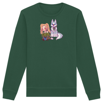 StaceyLucia Wolf Chibi - Organic Basic Unisex Sweatshirt