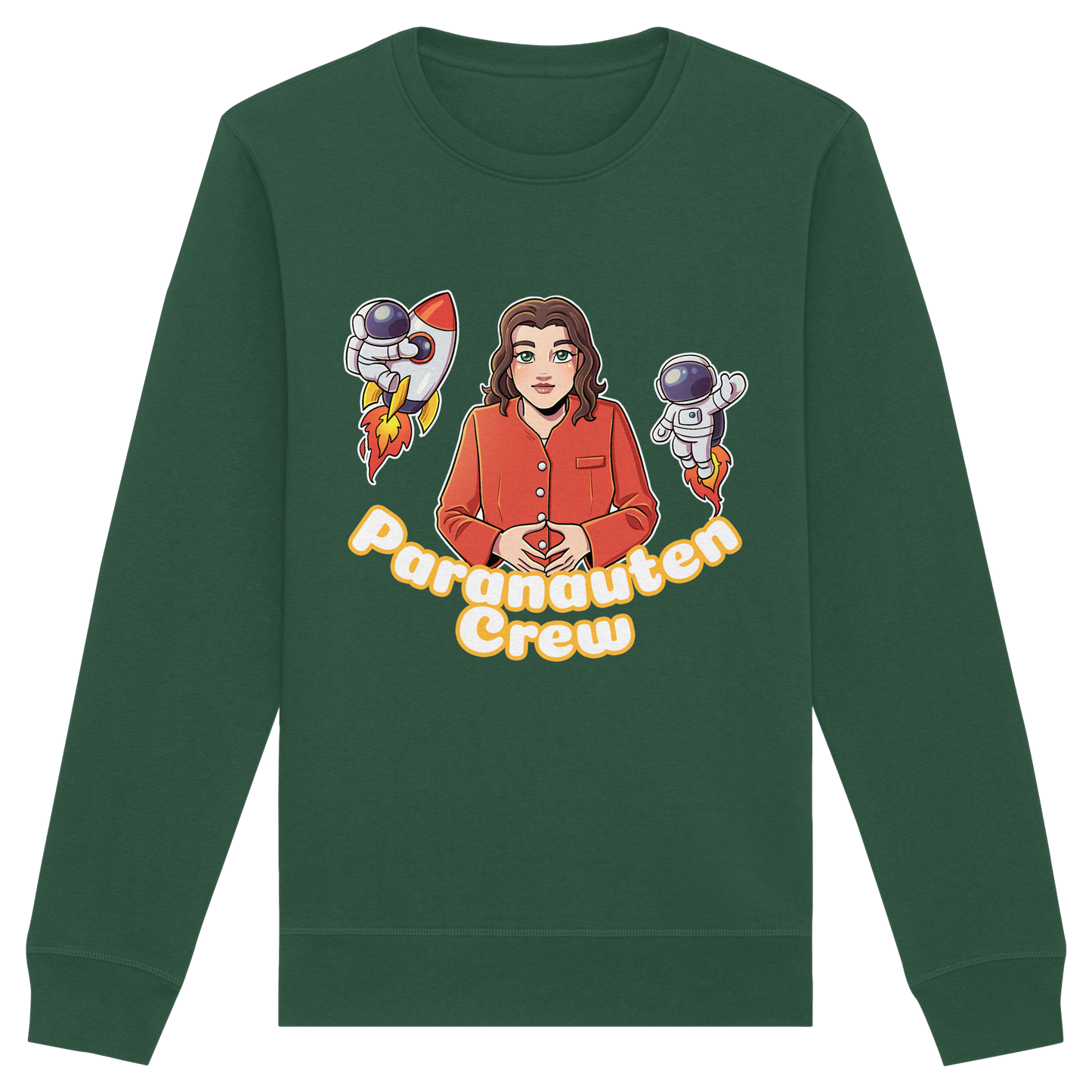 kairPARAvell Paranauten Crew - Organic Basic Unisex Sweatshirt (Frontprint)