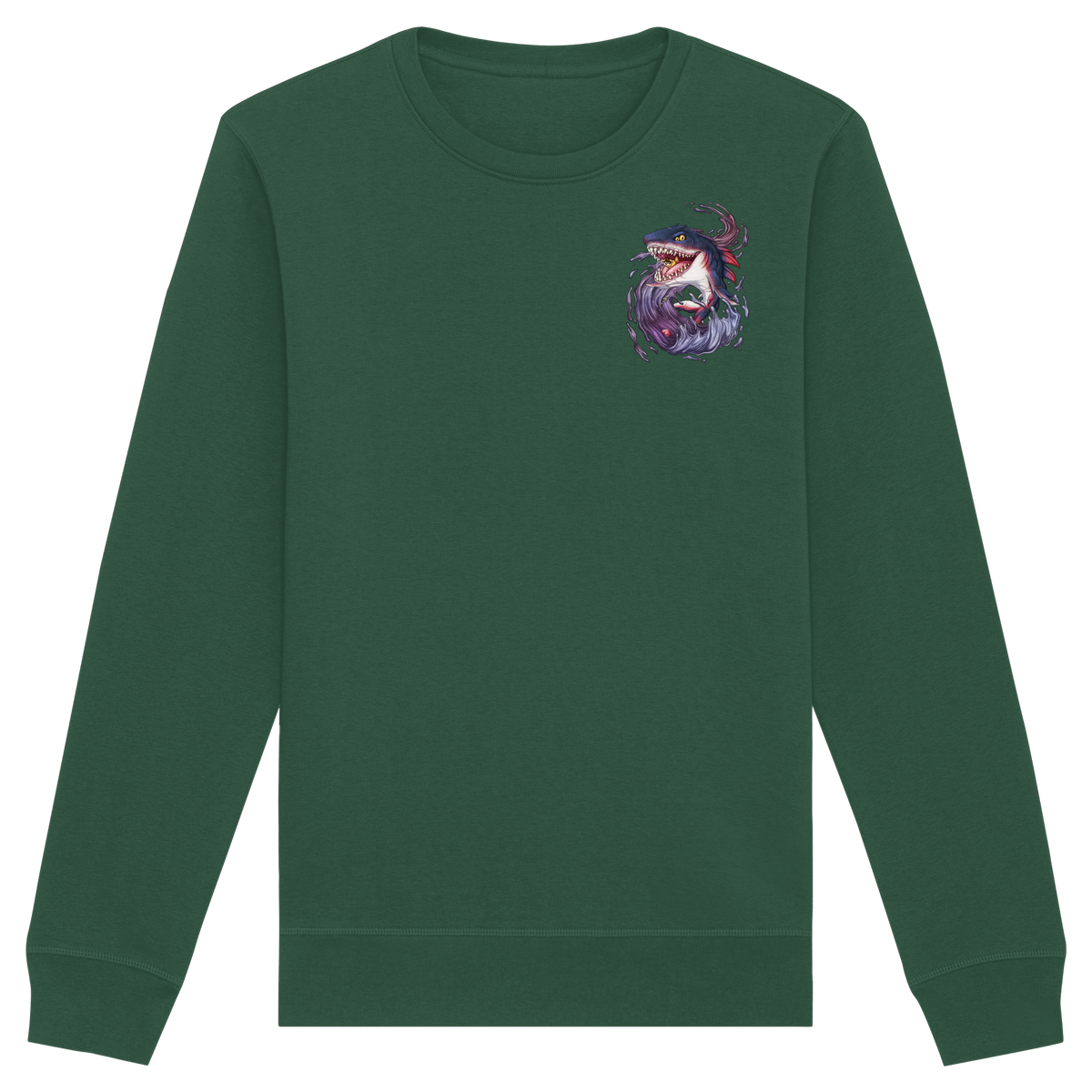 LupiArts Megalodon Redmaw - Organic Basic Unisex Sweatshirt
