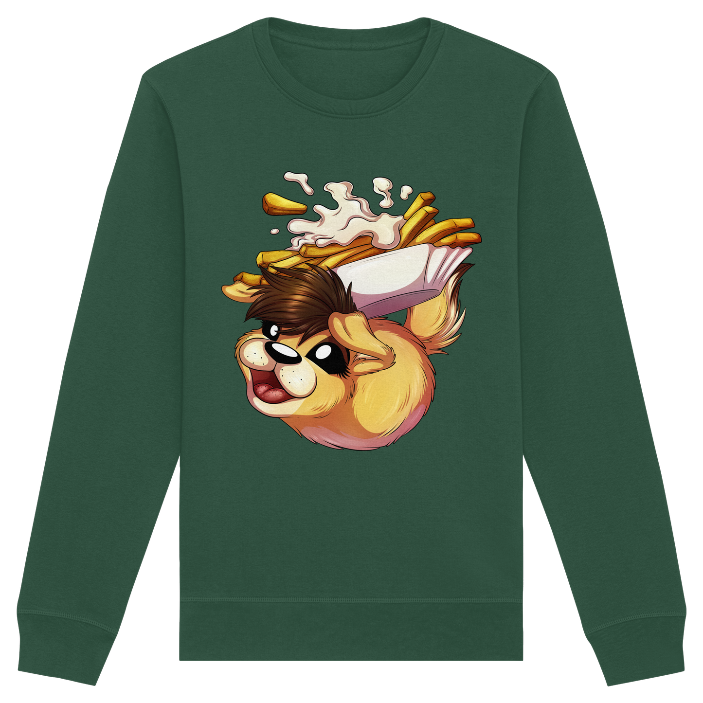 LupiArts Happy - Organic Basic Unisex Sweatshirt