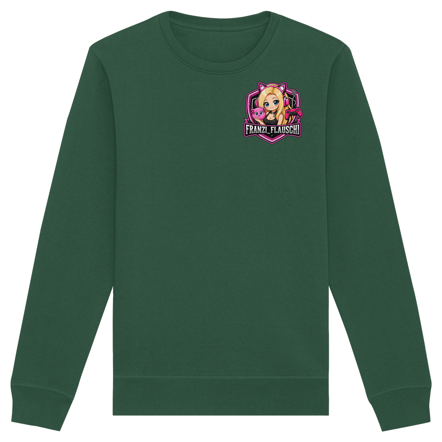Franzi_Flauschi Logo - Organic Basic Unisex Sweatshirt