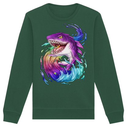 LupiArts Megalodon Crested - Organic Basic Unisex Sweatshirt