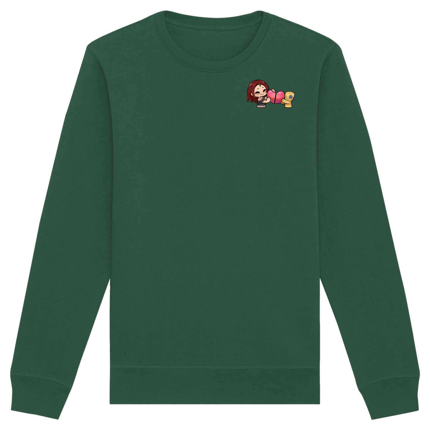 KoRngirL81 Herz - Organic Basic Unisex Sweatshirt