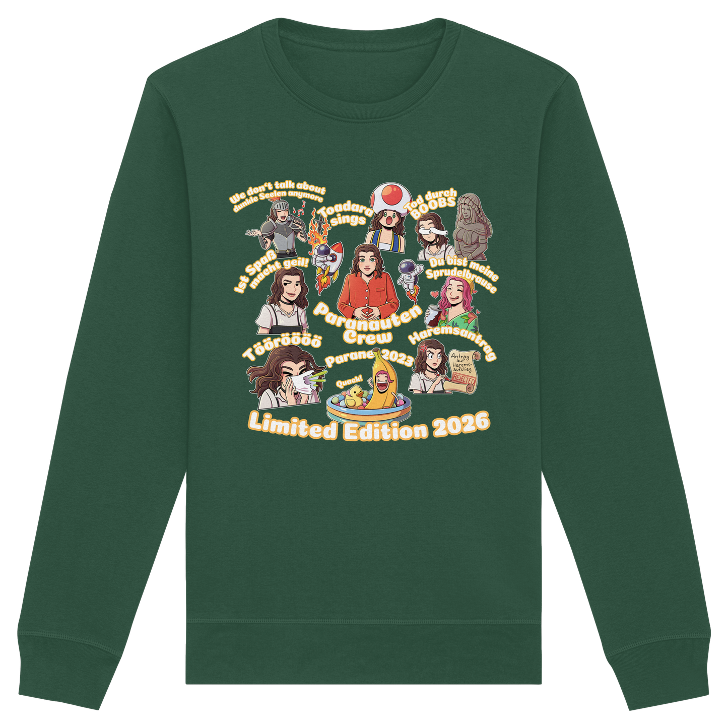 kairPARAvell MOMENTS - Organic Basic Unisex Sweatshirt (Frontprint)