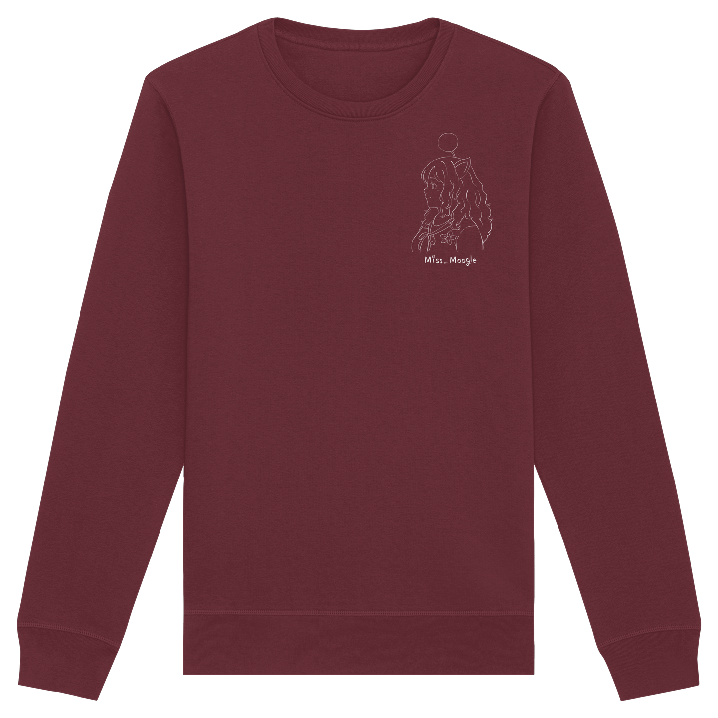 Miss_Moogle Logo Sign - Organic Basic Unisex Sweatshirt
