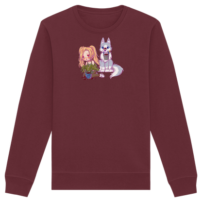 StaceyLucia Wolf Chibi - Organic Basic Unisex Sweatshirt