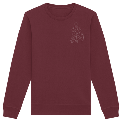 Miss_Moogle Logo Outline - Organic Basic Unisex Sweatshirt