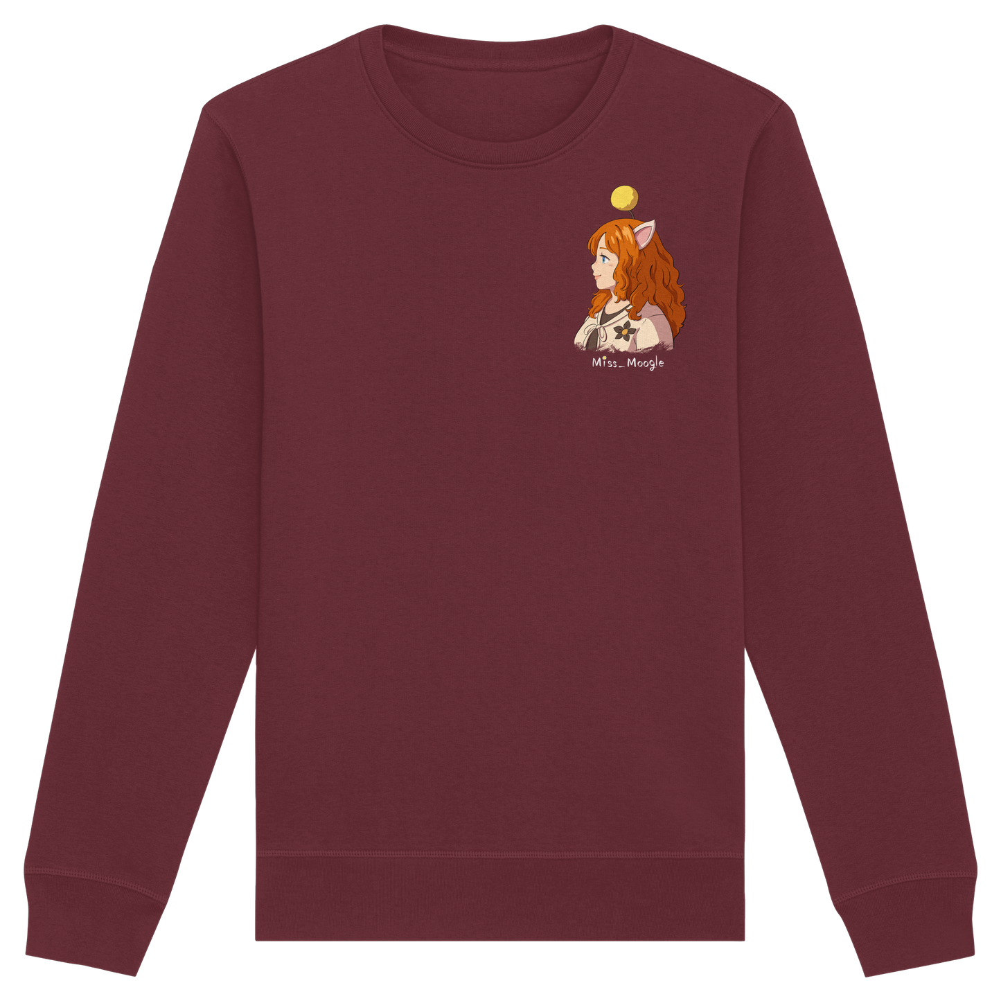 Miss_Moogle Logo colour - Organic Basic Unisex Sweatshirt