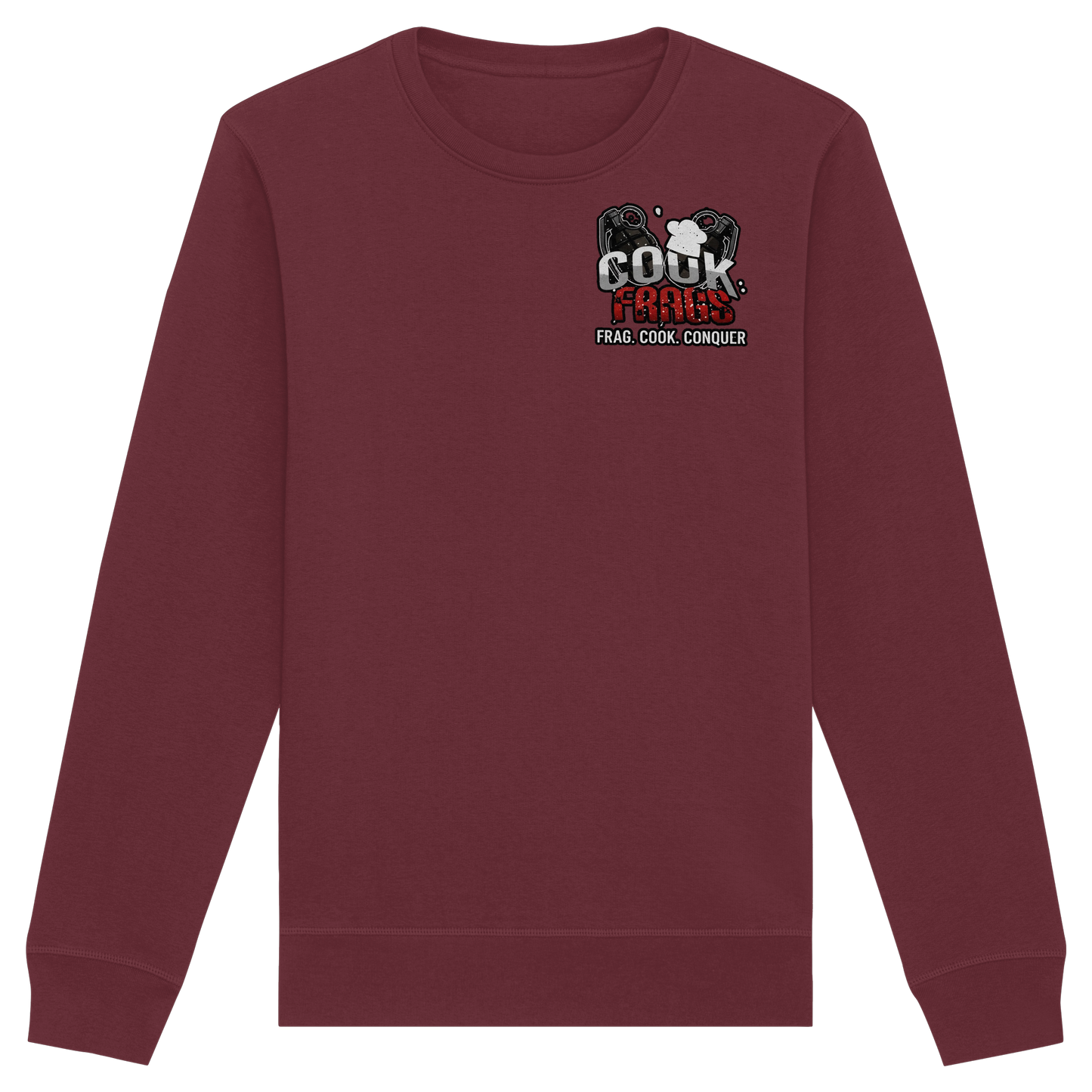 cookfrags Logo - Organic Basic Unisex Sweatshirt