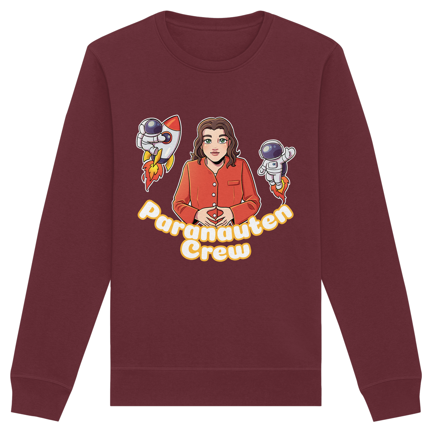 kairPARAvell Paranauten Crew - Organic Basic Unisex Sweatshirt (Frontprint)