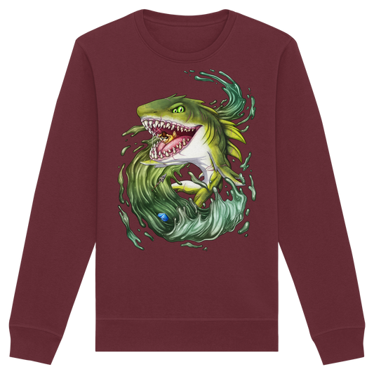LupiArts Megalodon Ancient - Organic Basic Unisex Sweatshirt
