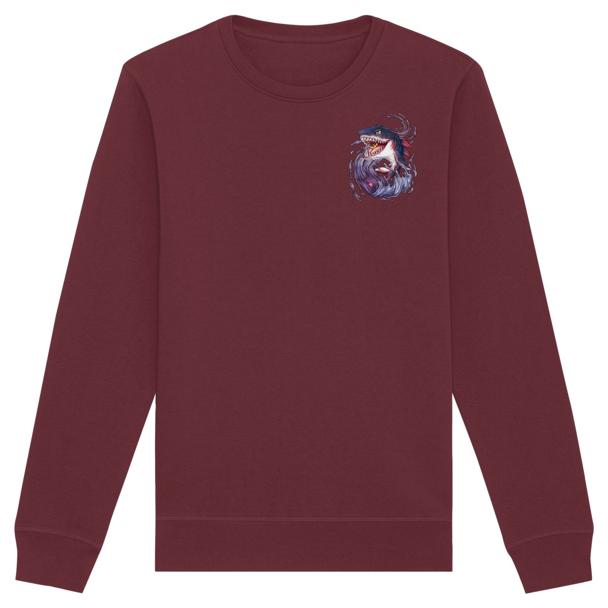 LupiArts Megalodon Redmaw - Organic Basic Unisex Sweatshirt