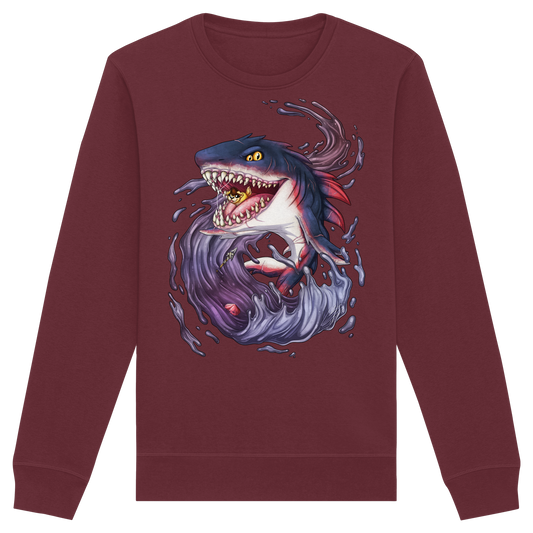 LupiArts Megalodon Shadowmaw - Organic Basic Unisex Sweatshirt