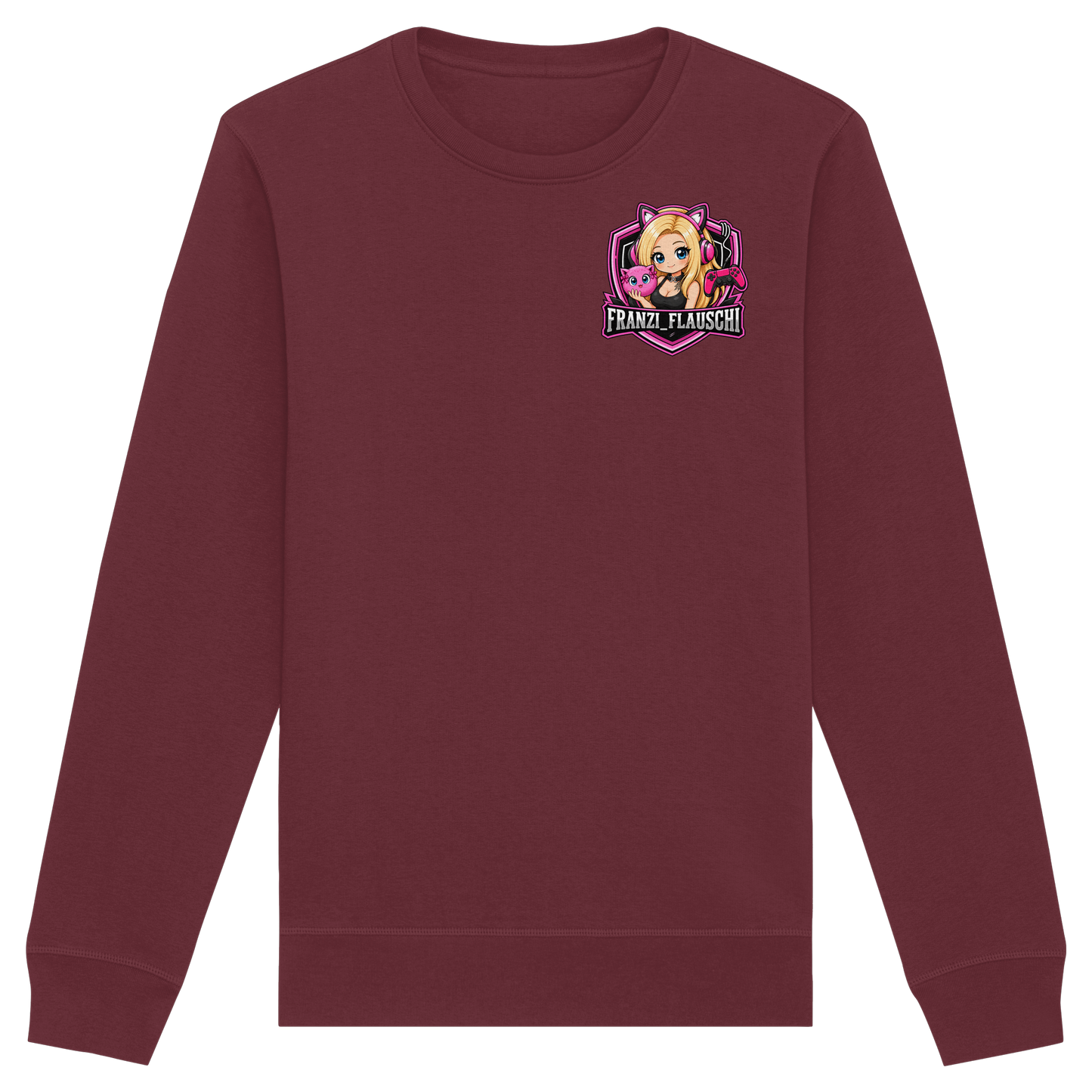 Franzi_Flauschi Logo - Organic Basic Unisex Sweatshirt