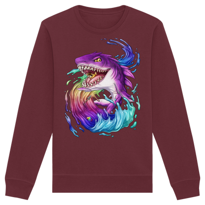 LupiArts Megalodon Crested - Organic Basic Unisex Sweatshirt