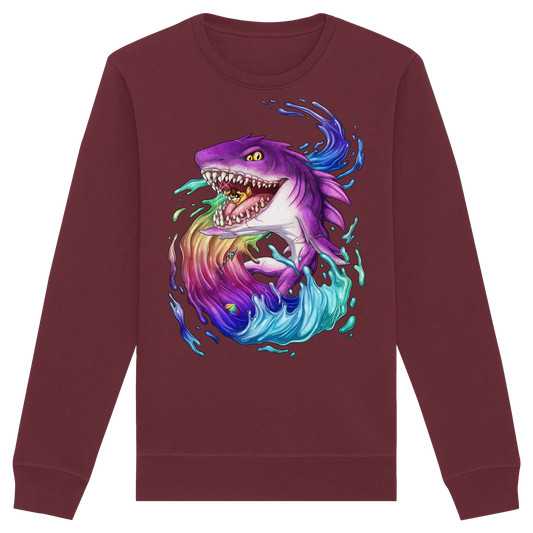 LupiArts Megalodon Crested - Organic Basic Unisex Sweatshirt