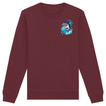 LupiArts Megalodon Hungering - Organic Basic Unisex Sweatshirt