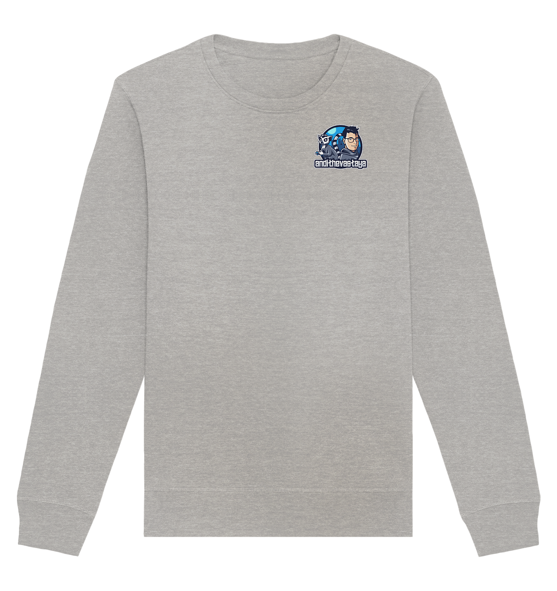 AndiDerLemur Logo - Organic Basic Unisex Sweatshirt