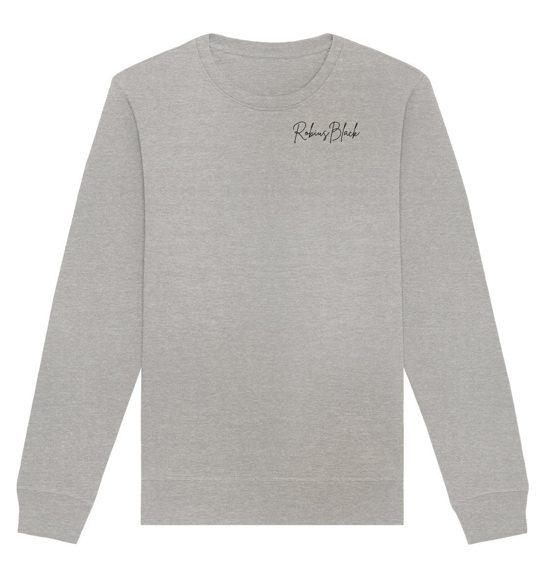 RobiusBlack Unterschrift - Organic Basic Unisex Sweatshirt