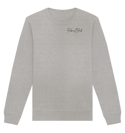 RobiusBlack Unterschrift - Organic Basic Unisex Sweatshirt