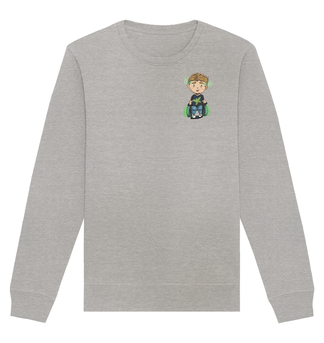 NoHandsNoSchoki Yoda - Organic Basic Unisex Sweatshirt