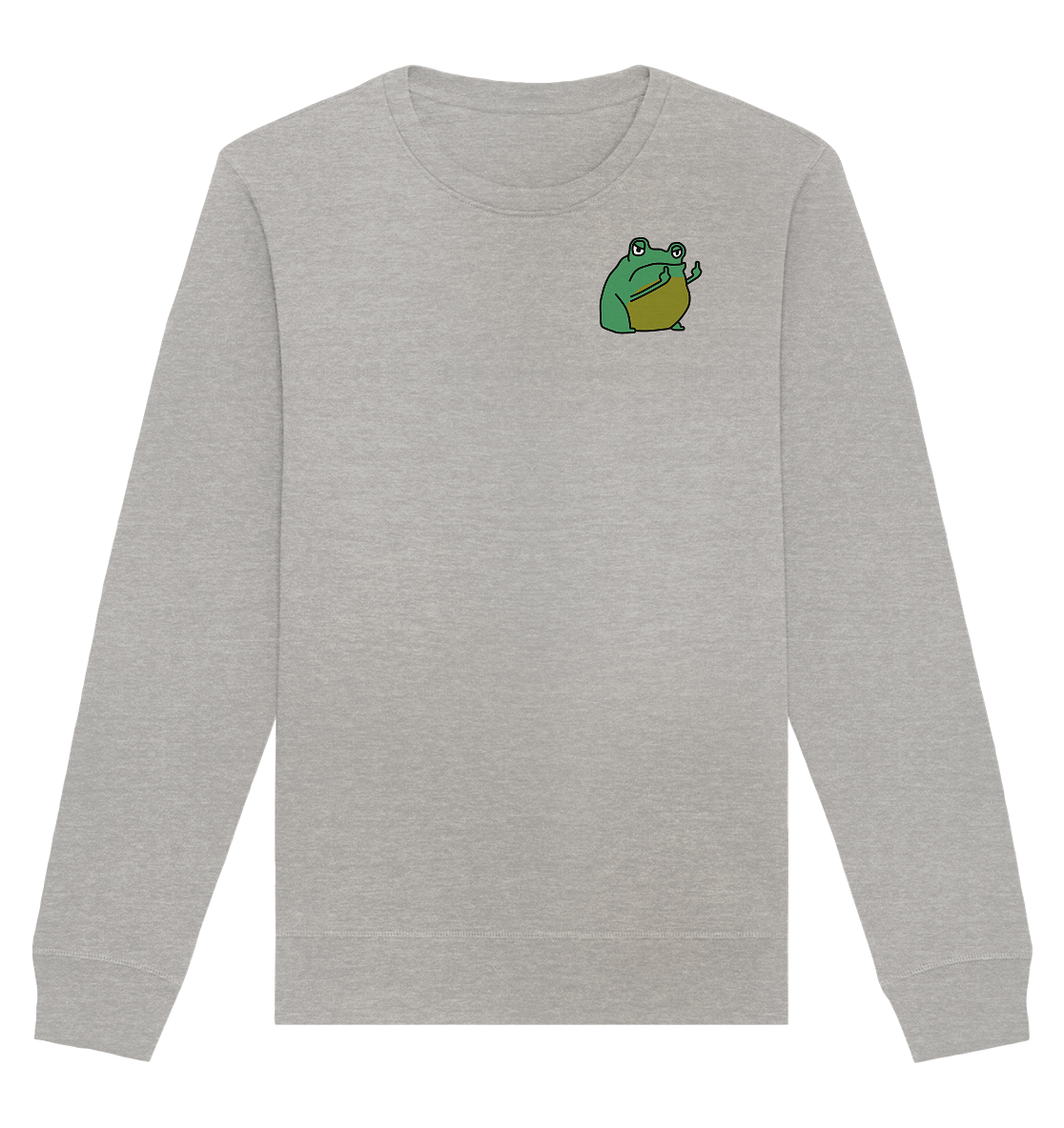 Aylana87 Kackfrosch - Organic Basic Unisex Sweatshirt