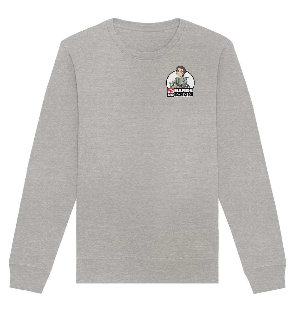 NoHandsNoSchoki Logo - Organic Basic Unisex Sweatshirt