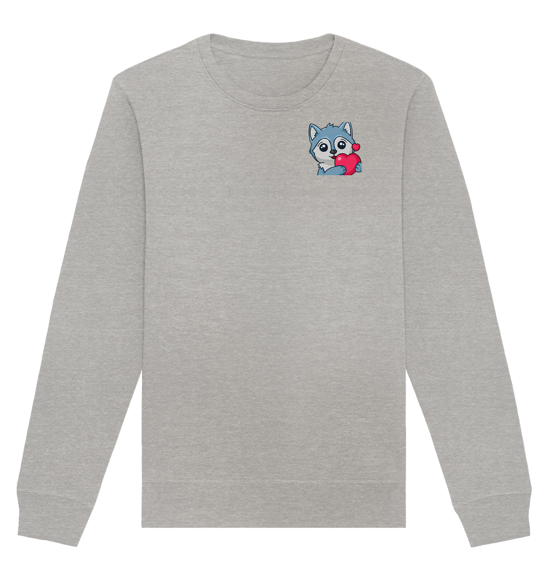 Manchi188 Herz - Organic Basic Unisex Sweatshirt