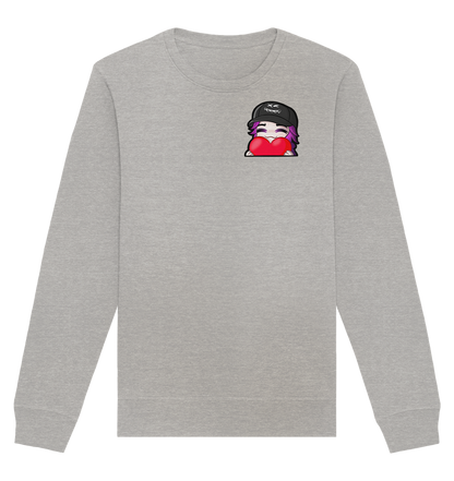 x3_kaspa Love - Organic Basic Unisex Sweatshirt