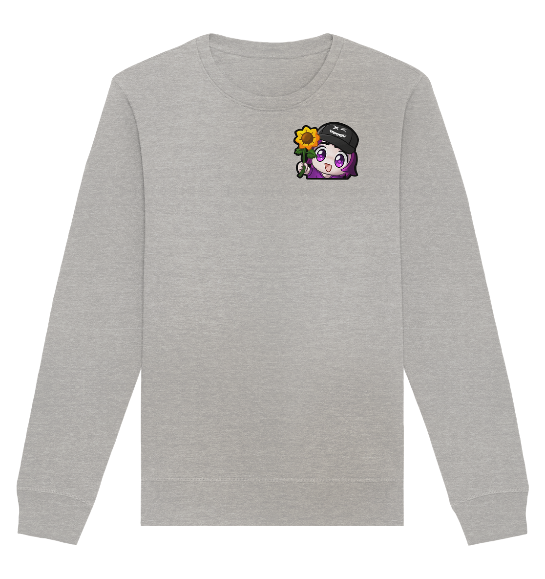 x3_kaspa Flower - Organic Basic Unisex Sweatshirt