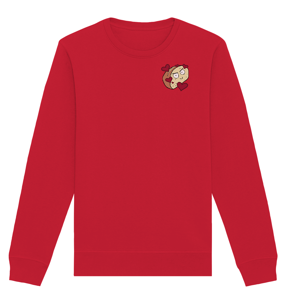 Aylana87 Herzbrot - Organic Basic Unisex Sweatshirt