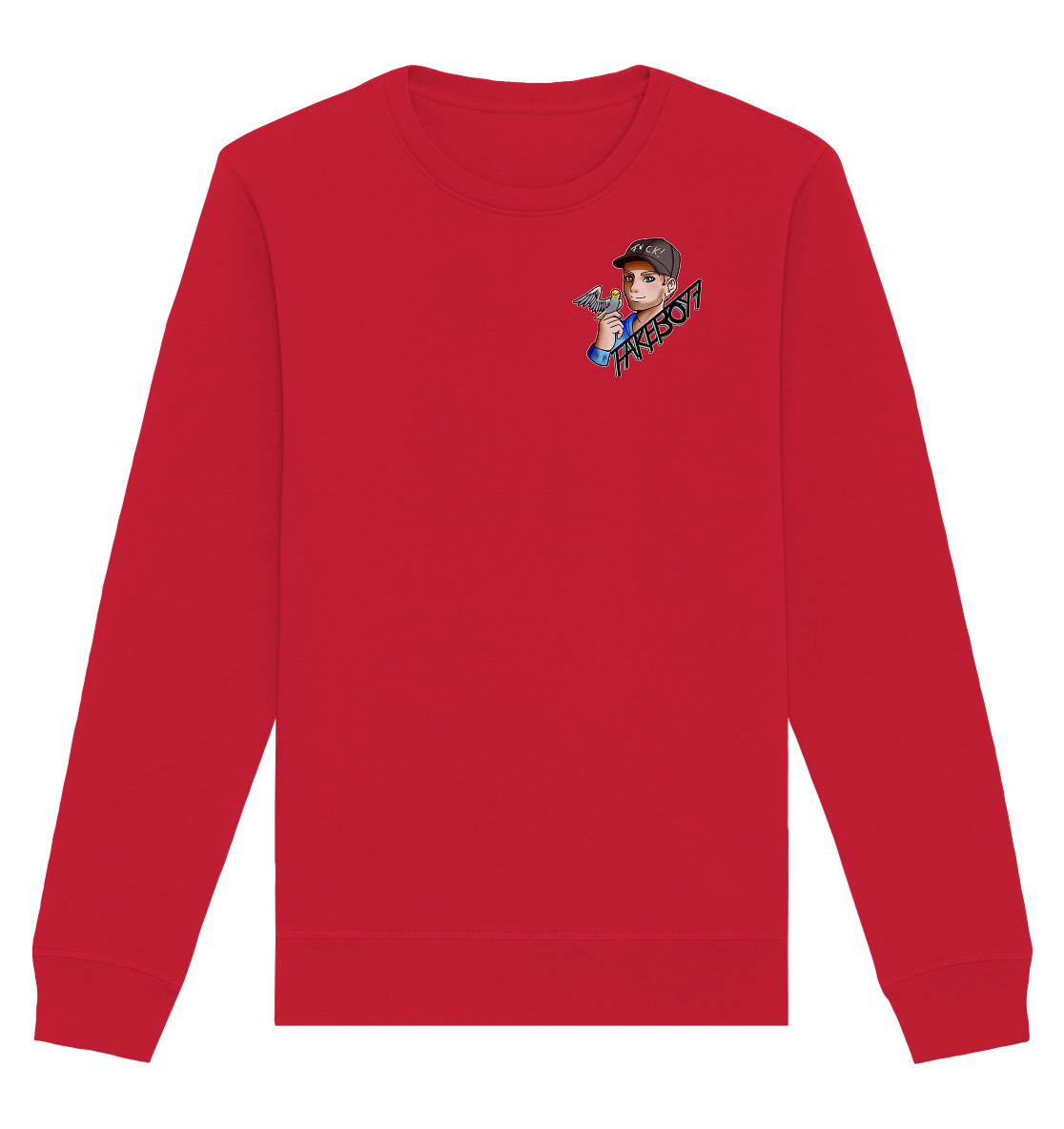 Fakeboy7 Logo - Organic Basic Unisex Sweatshirt