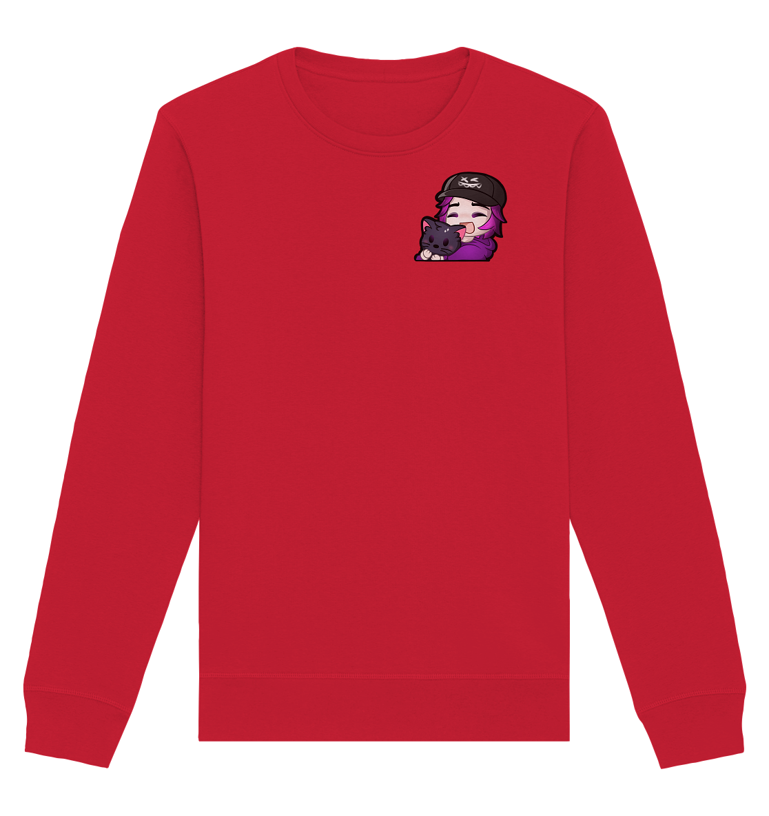 x3_kaspa Hug - Organic Basic Unisex Sweatshirt