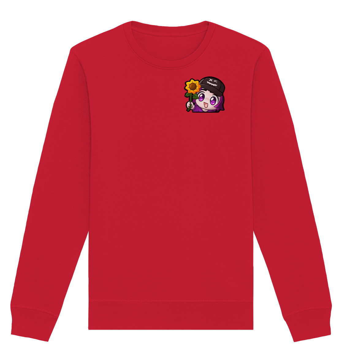 x3_kaspa Flower - Organic Basic Unisex Sweatshirt