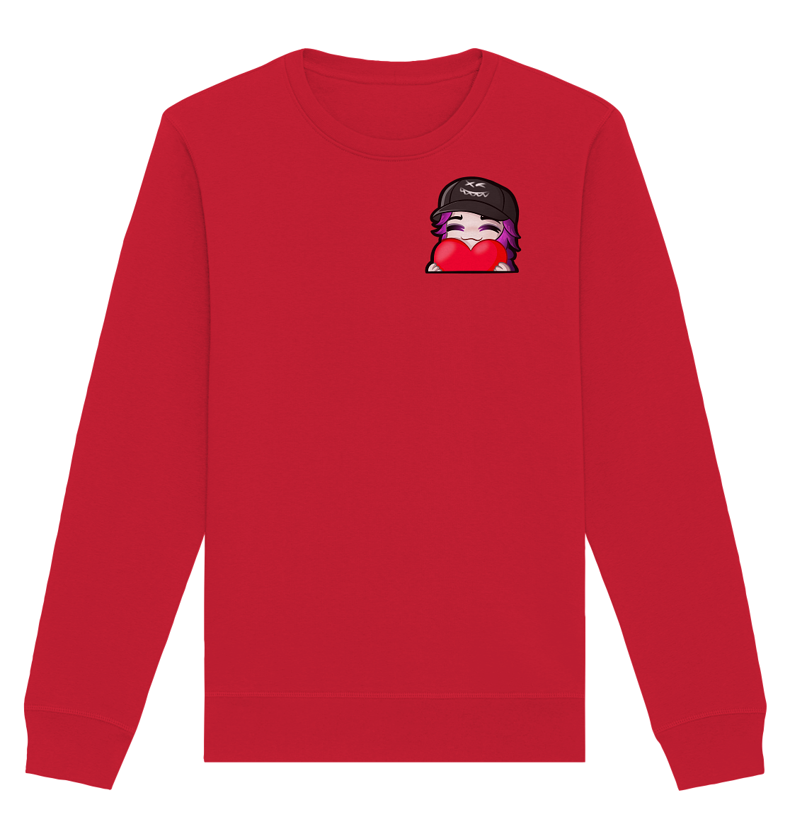 x3_kaspa Love - Organic Basic Unisex Sweatshirt