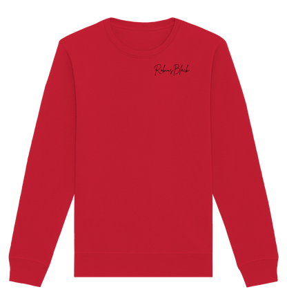 RobiusBlack Unterschrift - Organic Basic Unisex Sweatshirt