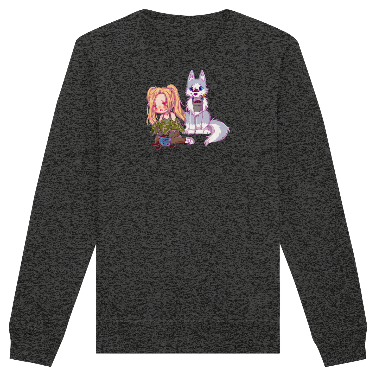 StaceyLucia Wolf Chibi - Organic Basic Unisex Sweatshirt