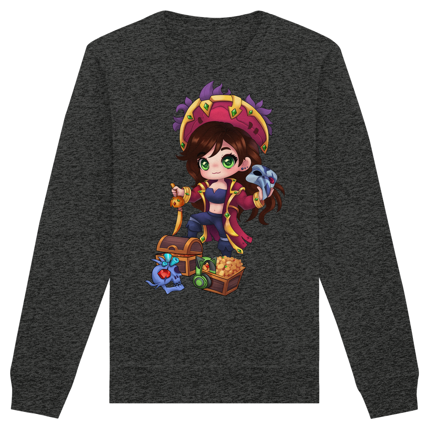 KykyNeko Pirat - Organic Basic Unisex Sweatshirt
