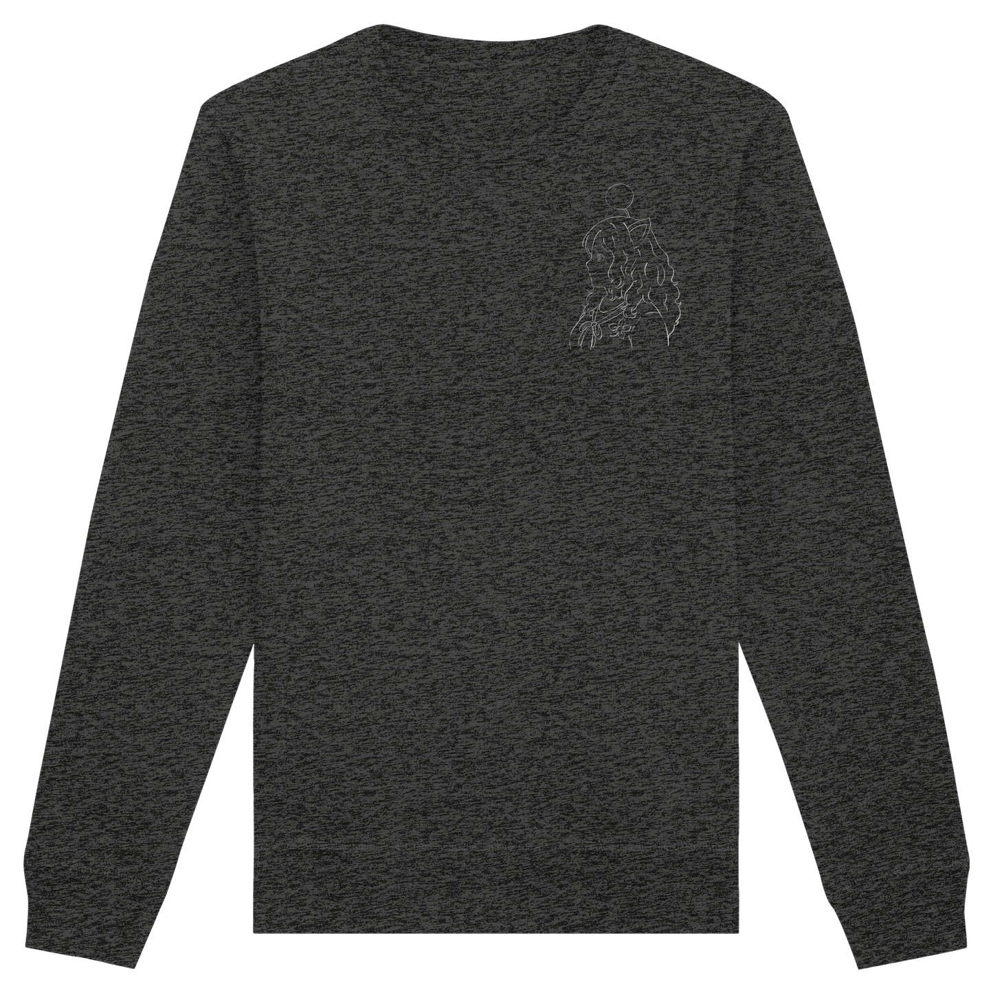 Miss_Moogle Logo Outline - Organic Basic Unisex Sweatshirt