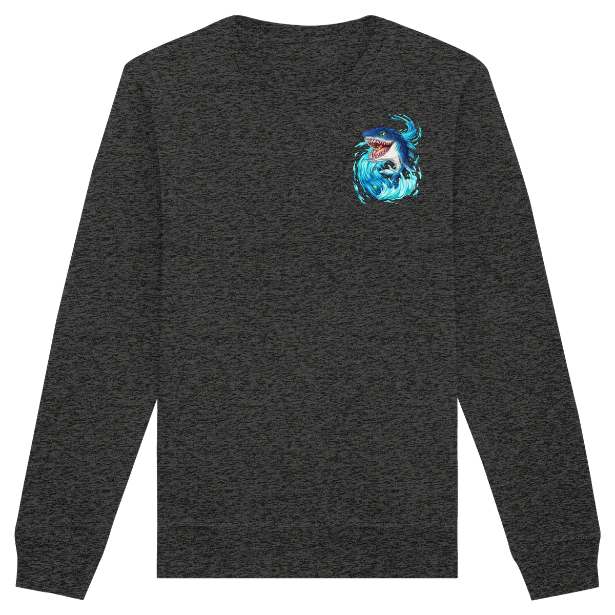 LupiArts Megalodon Hungering - Organic Basic Unisex Sweatshirt