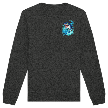 LupiArts Megalodon Hungering - Organic Basic Unisex Sweatshirt