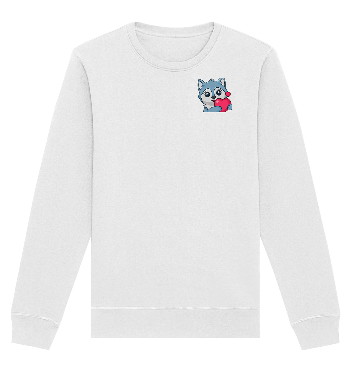 Manchi188 Herz - Organic Basic Unisex Sweatshirt