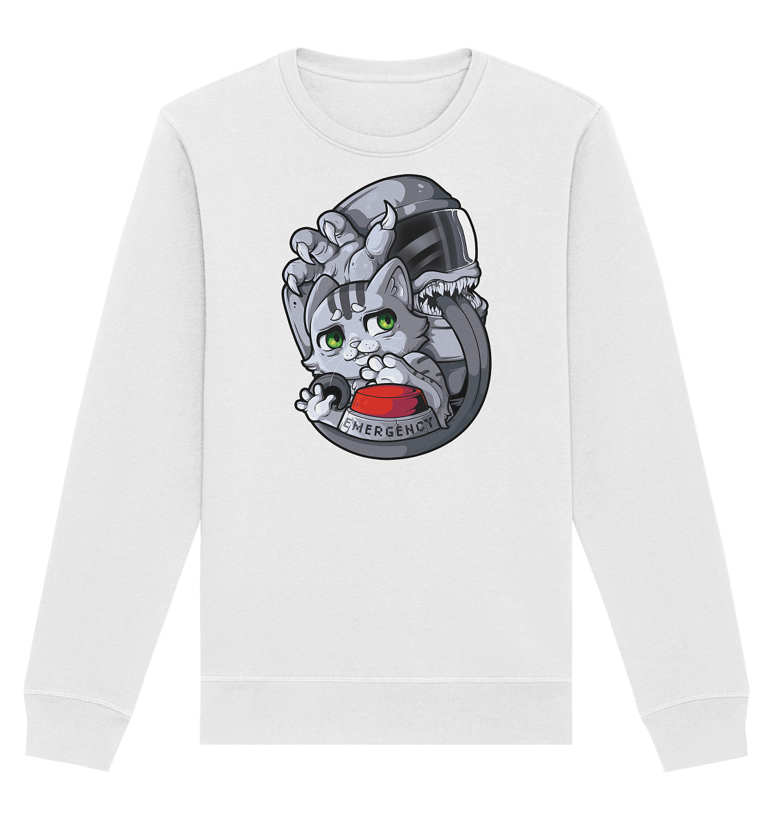 FeineKatze Among Kopf - Organic Basic Unisex Sweatshirt