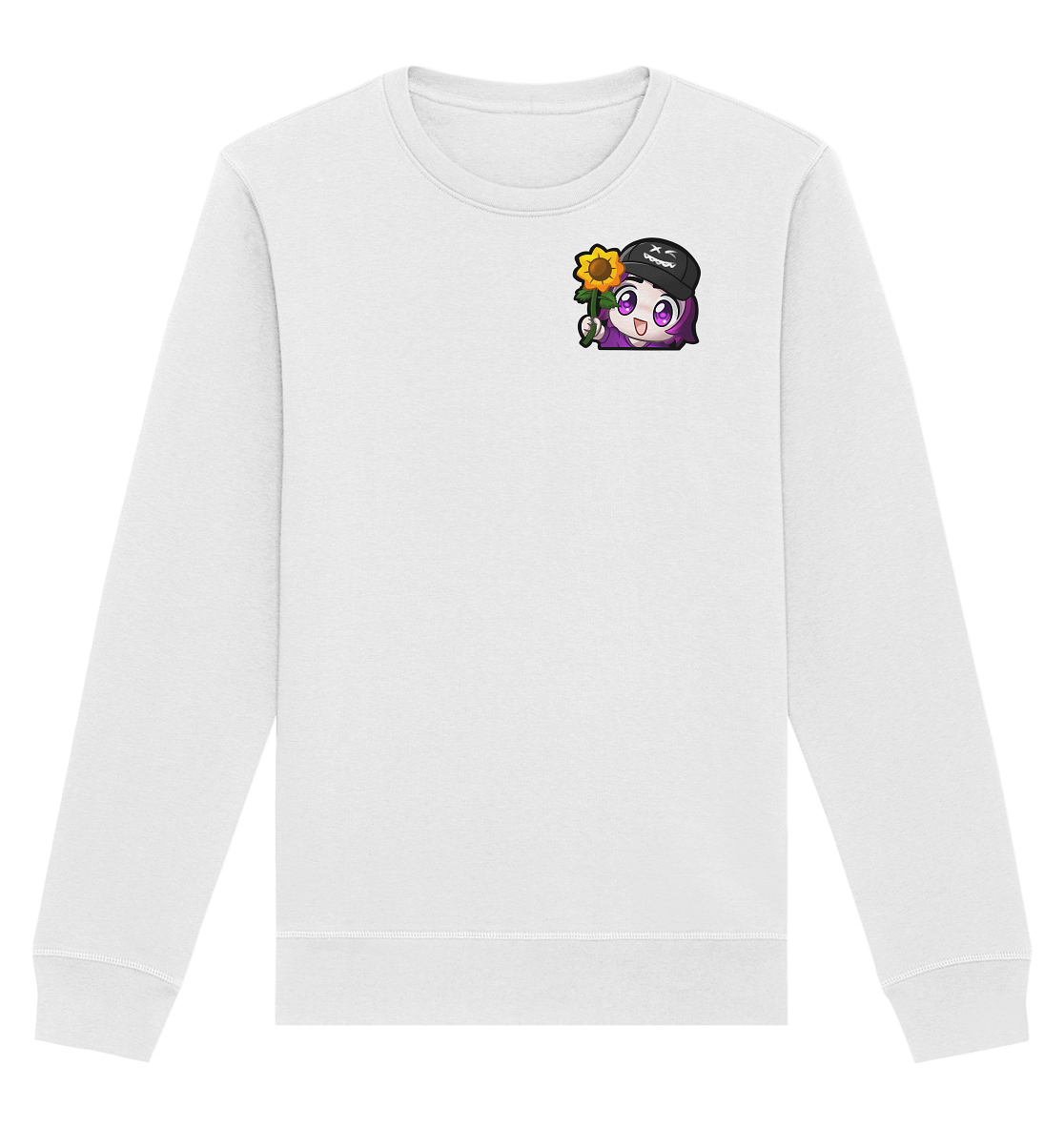 x3_kaspa Flower - Organic Basic Unisex Sweatshirt