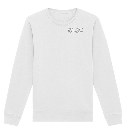 RobiusBlack Unterschrift - Organic Basic Unisex Sweatshirt