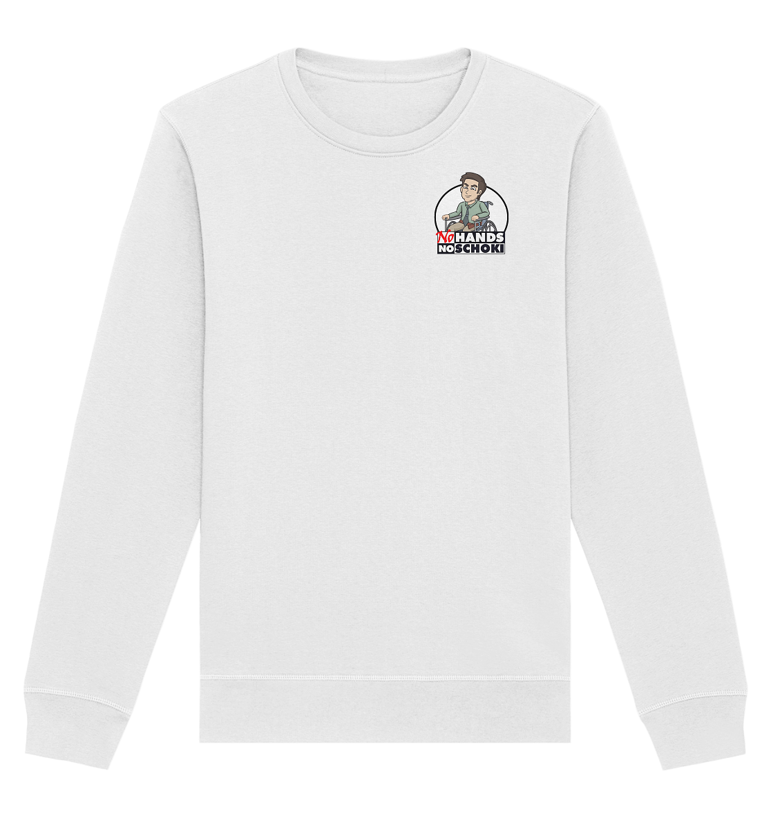 NoHandsNoSchoki Logo - Organic Basic Unisex Sweatshirt