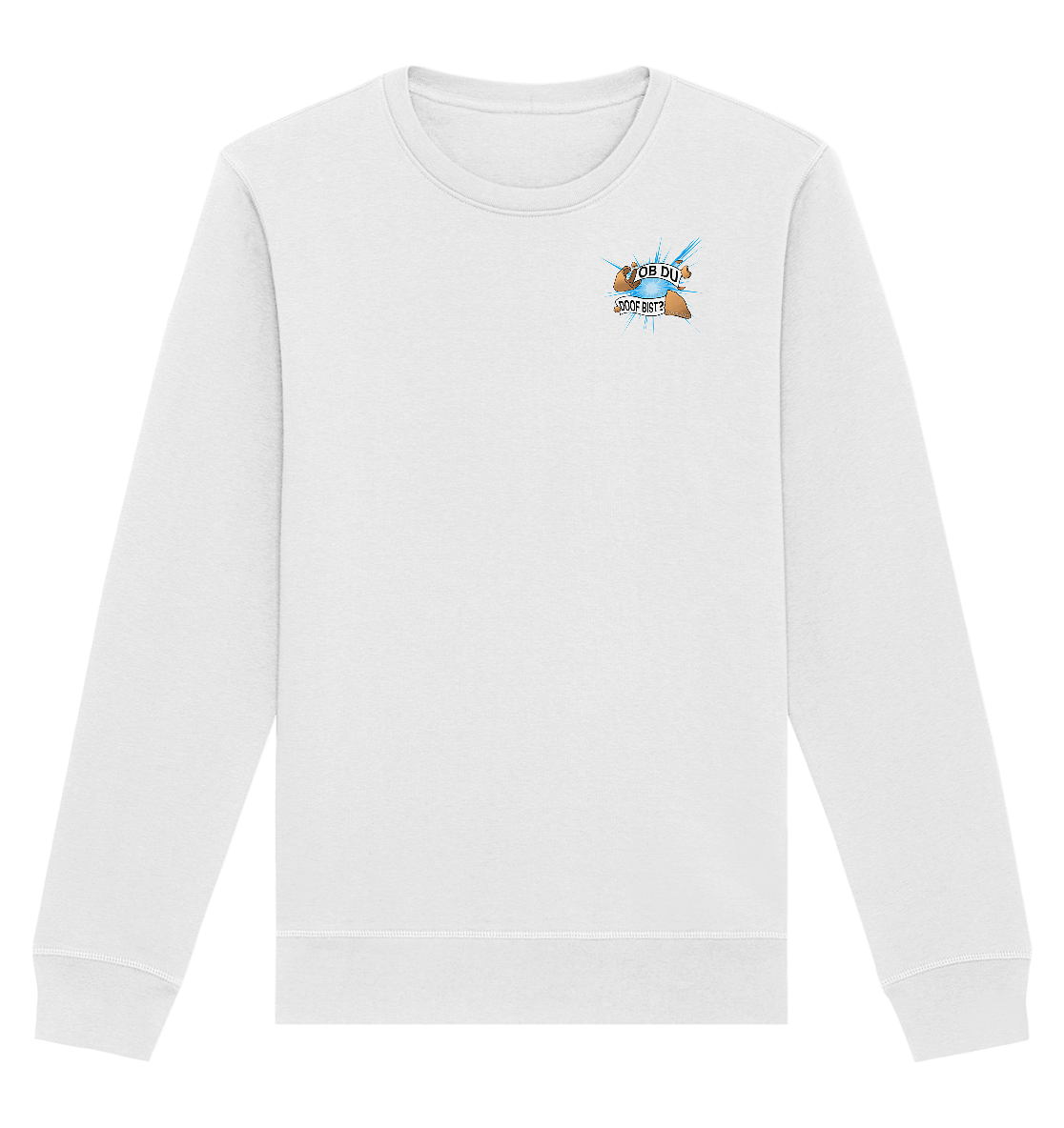 Vischuh21 Glückskeks - Organic Basic Unisex Sweatshirt